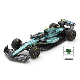 Spark Aston Martin AMR24 w. Pit Board - 2024 Mexican Grand Prix - #14 F. Alonso 1:43 model car