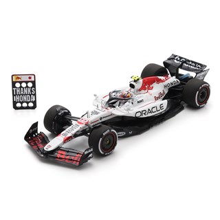 Spark Red Bull RB21 w. Pit Board - 2025 Japanese Grand Prix - #22 Yuki Tsunoda 1:43 model car