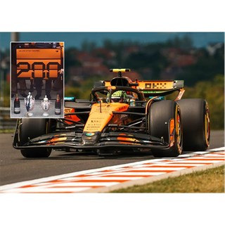 Spark McLaren MCL39 w. Pit Board - 1st 2025 Hungarian Grand Prix - #4 Lando Norris 1:43 model car