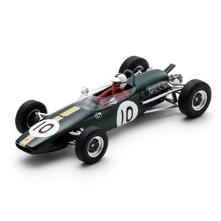 Spark Brabham BT18 - 1st 1966 Rouen F2 Grand Prix - #10 D. Hulme 1:43 model car