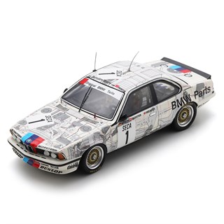 Spark BMW 635 CSI - 1984 Spa 24 Hours - #1 1:43 model car