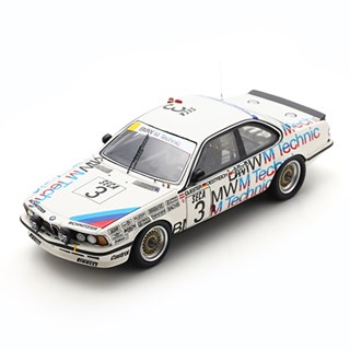 Spark BMW 635 CSI - 1985 Spa 24 Hours - #3 1:43 model car