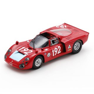 Spark Alfa Romeo T33/2 - 1968 Targa Florio - #192 1:43 model car