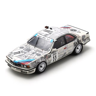 Spark BMW 635 CSI - 1st 1986 Spa 24 Hours - #11 1:43 model car