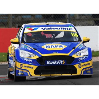 Spark Ford Focus ST - 1st 2025 Donington Park BTCC - #116 Ashley Sutton 1:43 model car