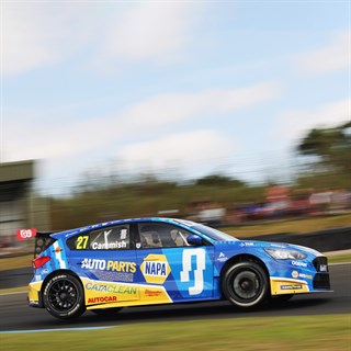 Spark Ford Focus ST - 2025 Knockhill BTCC - #27 Dan Cammish 1:43 model car