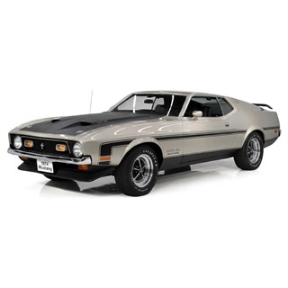 Sun Star Ford Mustang Boss 351 1971 - Light Pewter Metallic 1:18 model car