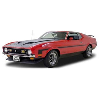 Sun Star Ford Mustang Boss 351 1971 - Bright Red 1:18 model car