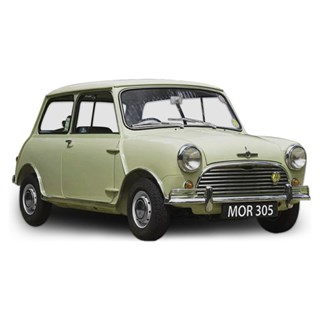 Sun Star Mini Cooper S 1964 - Fiesta Yellow 1:12 model car