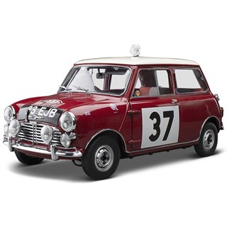 Sun Star Mini Cooper S - 1st 1964 Monte Carlo Rally - #37 P. Hopkirk 1:12 model car