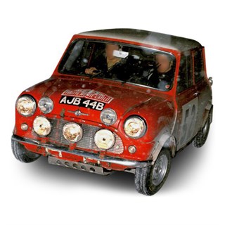 Sun Star Mini Cooper S - 1st 1965 Monte Carlo Rally - #52 Timo Makinen 1:12 model car