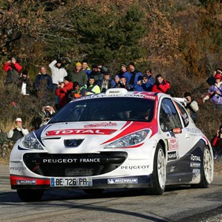 Sun Star Peugeot 207 S2000 - 1st 2011 Monte Carlo Rally - #4 B. Bouffier 1:18 model car