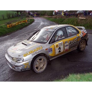 Sun Star Subaru Impreza 555 - 1st 1999 Circuit Of Ireland Rally - #2 Bertie Fisher 1:18 model car