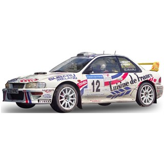 Sun Star Subaru Impreza WRC - 1st 2002 Jim Clark Memorial Rally - #12 Andrew Nesbitt 1:18 model car
