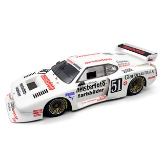 Tecnomodel BMW M1 Turbo - 1st 1981 Salzburgring DRM - #51 H-J. Stuck 1:18 model car