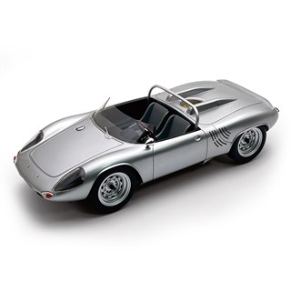 Tecnomodel Porsche 718 WRS - 1961 Press Car - Silver 1:18 model car