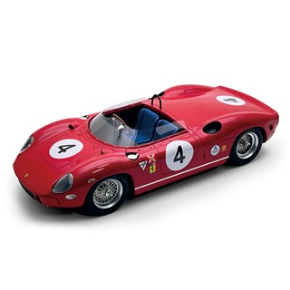 Tecnomodel Ferrari 330P - 1st 1964 Canadian Grand Prix - #4 Pedro Rodriguez 1:18 model car