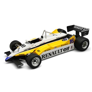 Tecnomodel Renault RE30B - 1st 1982 French Grand Prix - #16 R. Arnoux 1:18 model car