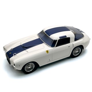 Tecnomodel Ferrari 250 MM - 1953 Press Car - White/Blue 1:18 model car