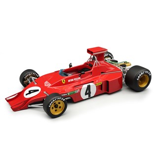 Tecnomodel Ferrari 312 B3 w/o Wings - 1973 American Grand Prix - #4 Arturo Merzario 1:18 model car