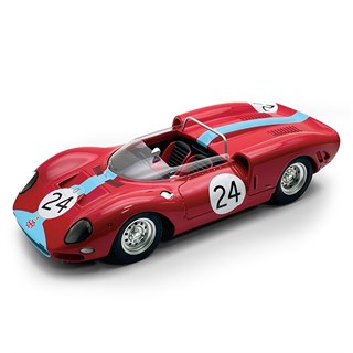 Tecnomodel Ferrari 365 P2 Spider - 1965 Brands Hatch Guards Trophy - #24 Mike Parkes 1:18 model car