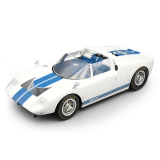 Tecnomodel Ford GT40 Roadster - 1965 Press Car - White 1:18 model car