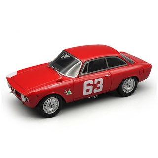 Tecnomodel Alfa Romeo Giulia 1600 Sprint GTA - 1st 1966 Monza 4 Hours - #63 1:43 model car