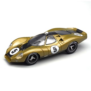 Tecnomodel Ford P68 1968 - Alan Mann Press Car - Gold/Black 1:43 model car
