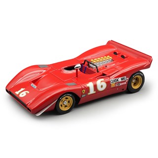 Tecnomodel Ferrari 612P Can-Am - 1969 Mid-Ohio Can-Am - #16 Chris Amon 1:43 model car
