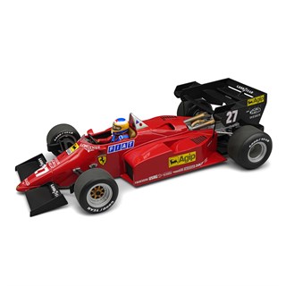 Tecnomodel Ferrari 126 C4 w. Figure - 1984 European Grand Prix - #27 M. Alboreto 1:18 model car