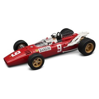 Tecnomodel Ferrari 312 F1 w. Figure - 1966 German Grand Prix - #9 Lorenzo Bandini 1:18 model car