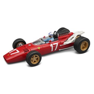 Tecnomodel Ferrari 312 F1 w. Figure - 1966 Monaco Grand Prix - #17 John Surtees 1:18 model car