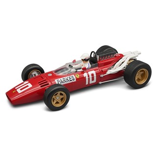 Tecnomodel Ferrari 312 F1 w. Figure - 1966 German Grand Prix - #10 Mike Parkes 1:18 model car