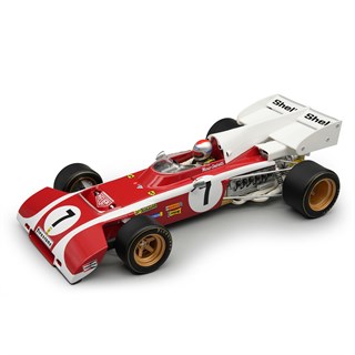 Tecnomodel Ferrari 312 B2 w. Figure - 1972 South African Grand Prix - #7 M. Andretti 1:18 model car