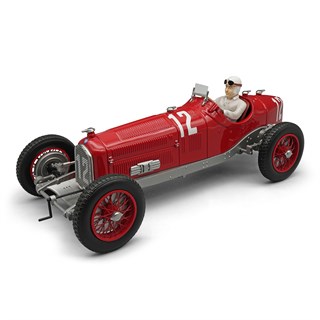 Tecnomodel Alfa Romeo P3 Tipo B w. Figure - 1st 1932 French Grand Prix - #12 T. Nuvolari 1:18 model car