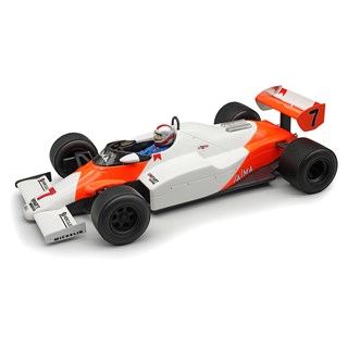 Tecnomodel McLaren MP4/1C w. Figure - 1983 Monaco Grand Prix Practice - #7 John Watson 1:18 model car