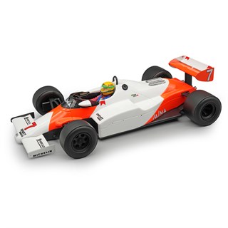 Tecnomodel McLaren MP4/1C w. Figure - 1983 Silverstone Test - #7 Ayrton Senna 1:18 model car