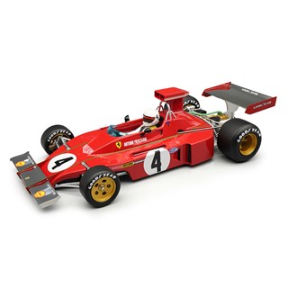 Tecnomodel Ferrari 312 B3 w. Figure - 1973 Austrian Grand Prix - #4 Arturo Merzario 1:18 model car