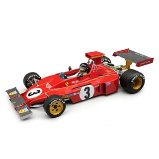 Tecnomodel Ferrari 312 B3 w. Figure - 1973 Italian Grand Prix - #3 Jacky Ixkx 1:18 model car