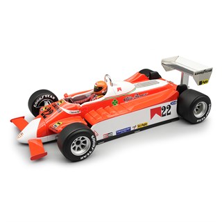 Tecnomodel Alfa Romeo 179 w. Figure - 1980 Dutch Grand Prix - #22 Vittorio Brambilla 1:18 model car