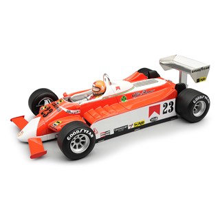 Tecnomodel Alfa Romeo 179 w. Figure - 1980 American Grand Prix - #23 Bruno Giacomelli 1:18 model car