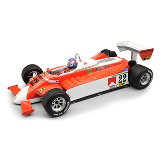 Tecnomodel Alfa Romeo 179 w. Figure - 1980 Monaco Grand Prix - #22 Patrick Depaiiler 1:18 model car
