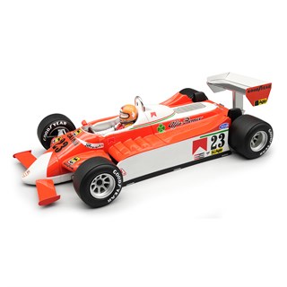 Tecnomodel Alfa Romeo 179 w. Figure - 1980 Monaco Grand Prix - #23 Bruno Giacomelli 1:18 model car