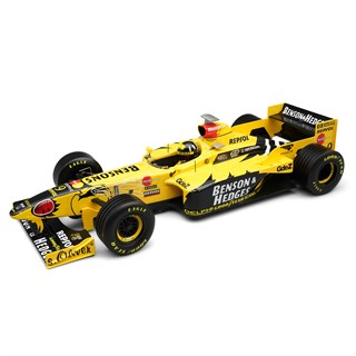 Tecnomodel Jordan 198 w. Figure - 1st 1998 Belgian Grand Prix - #9 Damon Hill 1:18 model car