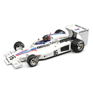 Tecnomodel Shadow DN8 w. Figure - 1977 Swedish Grand Prix - #16 Jackie Oliver 1:18 model car