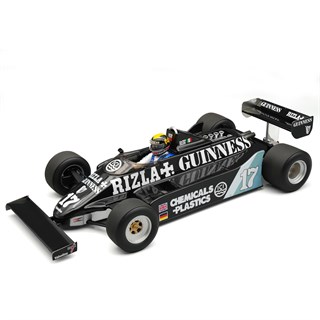 Tecnomodel March 811 w. Figure - 1981 German Grand Prix - #17 Derek Daly 1:18 model car