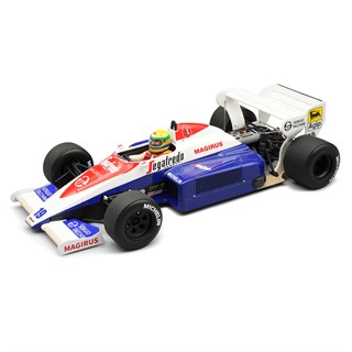 Tecnomodel Toleman TG184 w. Figure - 1984 British Grand Prix - #19 Ayrton Senna 1:18 model car