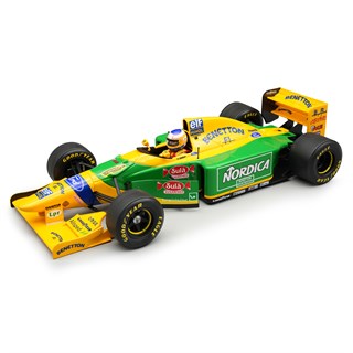 Tecnomodel Benetton B193 w. Figure - 1993 Barcelona Test - Michele Alboreto 1:18 model car