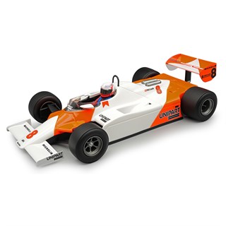 Tecnomodel McLaren MP4/1B w. Figure - 1982 Monaco Grand Prix - #8 Niki Lauda 1:18 model car
