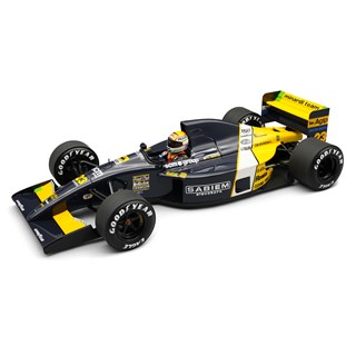 Tecnomodel Minardi M191 w. Figure - 1991 Monaco Grand Prix - #23 Pierluigi Martini 1:18 model car